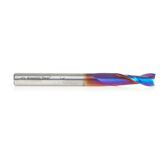 48118-K Solid Carbide Spektra™ Extreme Tool Life Coated Spiral Plunge 6mm Dia x 19mm x 6mm Shank Up-Cut