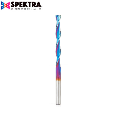 48444-K Solid Carbide CNC Spektra™ Extreme Tool Life Coated Foam Cutting Up-Cut Square End Spiral 6mm Dia x 57mm x 6mm Shank x 100mm Long Router Bit - San Tools Dubai (image 1)