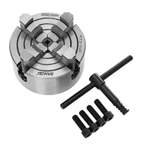 SANOU K72 Lathe Chuck 160mm 4 Jaw Independent Hardened Reversible Tool UAE — SAN OU — Dubai UAE