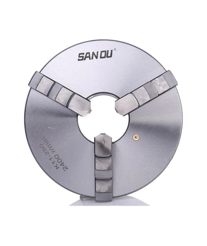 3 jaw chuck 250mm Sanou Brand 10'' self centering lathe chuck K11-250 two sets jaws for heavy duty lathe UAE — SAN OU — Dubai UAE