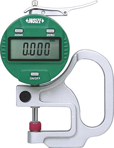 INSIZE 2871-10 Electronic Thickness Gage, Resolution 0.0005", 0" - 0.4"