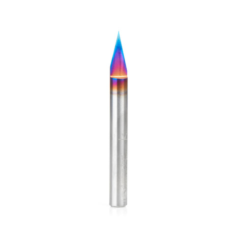 45771-MK Solid Carbide 30 Degree Engraving 0.127mm (0.005") Tip Width x 6mm Shank Signmaking Spektra™ Extreme Tool Life Coated Router Bit - San Tools Dubai (image 1)