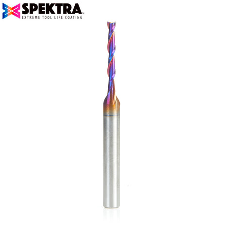 48116-K Solid Carbide Spektra™ Extreme Tool Life Coated Spiral Plunge 3mm Dia x 20mm x 6mm Shank Up-Cut - San Tools Dubai (image 1)
