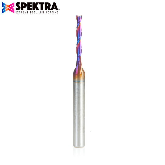 48116-K Solid Carbide Spektra™ Extreme Tool Life Coated Spiral Plunge 3mm Dia x 20mm x 6mm Shank Up-Cut