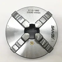 SANOU K12-160 4 Jaw 160MM 6'' Self Centering Lathe ChuckHardened Reversible Mounting Tool for Drilling Milling woodworking UAE — SAN OU — Dubai UAE