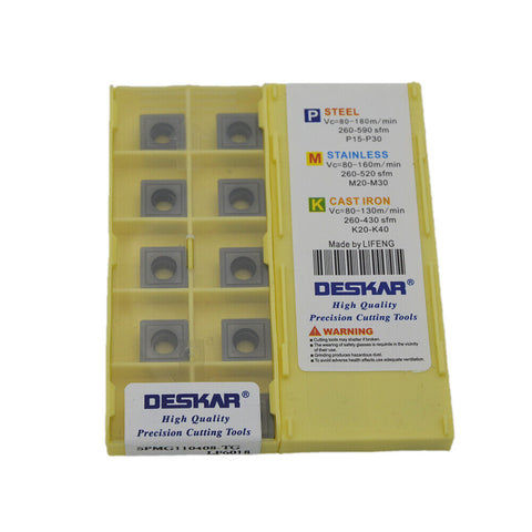 DESKAR SPMG110408-TG LF6018 High quality carbide blade CNC lathe stainless steel turning tool — Deskar — Dubai UAE
