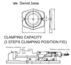 Vertex Hydraulic Vise - Machine Vises,VH-4,5,6,8,8L,12 - Image 2 of 4