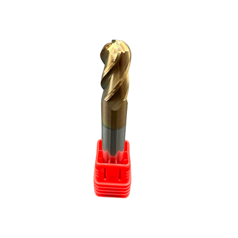 BALLNOSE CARBIDE ENDMILL 4 FLUTE - San Tools Dubai (image 1)
