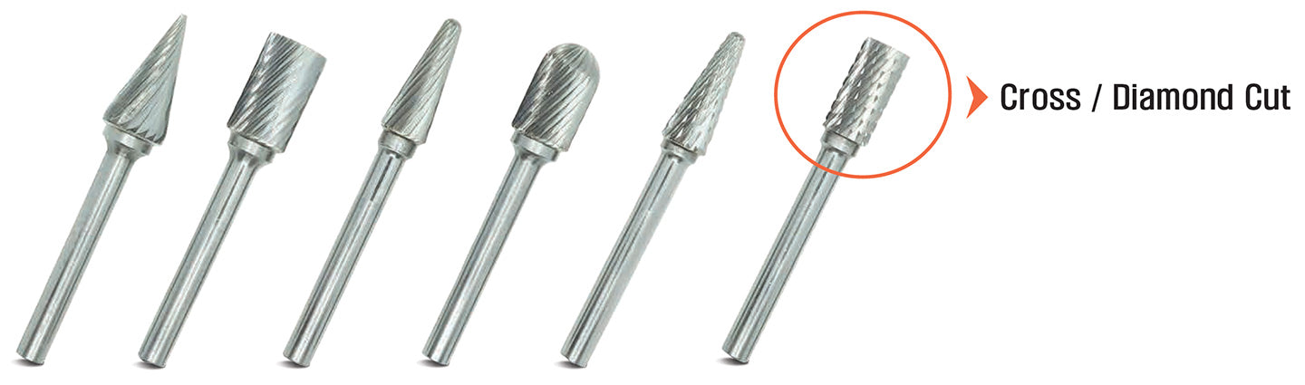Tungsten Carbide Rotary Burr Cutters for deburring — SAN Tools UAE